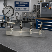 Collecteurs de commande AM21 pour usine, collecteur hydraulique à flux partagé haute pression 700 bars pour vérins hydrauliques à simple effet