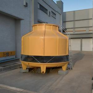 หอระบายความร้อนด้วยน้ำขนาดเล็กทรงกลมขนาดเล็กสำหรับแช่เย็นหอทำความเย็นอุตสาหกรรมที่เหนี่ยวนำให้ตัวเคาน์เตอร์ระบายความร้อน FRP - Product Image 6