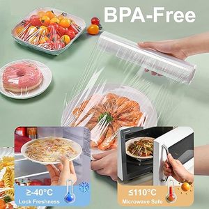 Envoltura de Plástico para Alimentos Huamaohengchun, Paquete Individual, Envoltura de Plástico para Cocina, Libre de BPA, Transparente, para Uso Doméstico y Comercial, Servicio de Alimentos - Product Image 6