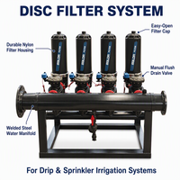 Filtro de Disco de Agua para Riego de Huertos, Viñedos y Granjas, Autolimpiante, Automático, Profesional, de Alta Presión (10 Bares)