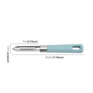 Stainless Steel Peeling Knife, Household Fruit and Vegetable <b>Peeler</b>, Potato, Cucumber, <b>Apple</b> Peeling Knife, Multi-Functional Non - Product Image 6