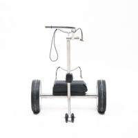 Chariot de golf électrique Mascci GF002 télécommandé à trois roues, moteur 200W, capacité de charge 25kg, support parapluie, fonction de suivi