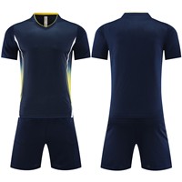 Maillots et shorts de football unisexes sur mesure, 100% polyester, kits personnalisables en taille et couleur, haute qualité, extensibles, respirants, extensibles dans quatre directions