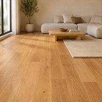 European Oak Engineered Wood Flooring 1900x150x10mm ABCD Grade Brushed Lacquer with 1.2mm Sliced Veneer