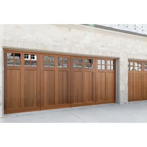 Portes de <span class=keywords><strong>garage</strong></span> en <span class=keywords><strong>bois</strong></span> massif en chêne moderne, portes de <span class=keywords><strong>garage</strong></span> doubles en <span class=keywords><strong>bois</strong></span>, portes automatiques électriques personnalisées LongTai - Product Image 6