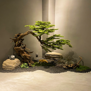 Árbol de Pino Artificial Realista en Maceta, Mini Bonsái de Hoja Perenne Artificial, Sin Mantenimiento, para Decoración de Escritorio, Balcón, Sala de Estudio - Product Image 3