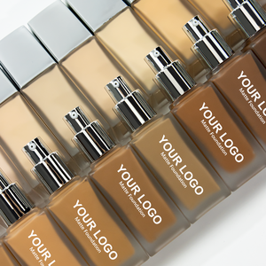 Nuovi Arrivi Fondotinta Vegano Opaco Impermeabile a Copertura Totale Trucco con Logo Personalizzato Etichetta Privata Fondotinta Liquido - Product Image 1