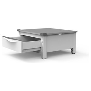 Kit de coluna para secar ropa BASE SPACE Extra Blanco y Gris 656144 - Product Image 1