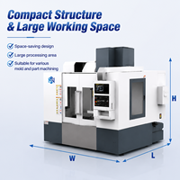 Centre d'usinage vertical CNC de haute précision HS855 HS1160 HS1270 HS1380 pour le traitement industriel des métaux