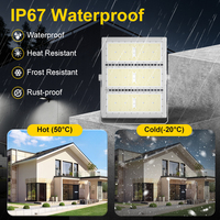 Projecteur LED à haute luminosité personnalisable, flexible et réglable, IP66, pour usage commercial et public, à induction, 50W~1800W, module LED