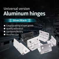 Charnières en profilé d'aluminium 2020/030/4040/4545/5050 Charnières en aluminium usinées avec précision pour armoires