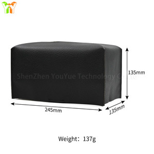 Prêt à expédier Rectangle en cuir PVC couvercle de boîte de mouchoirs en papier décoratif <span class=keywords><strong>rectangulaire</strong></span> carré porte-mouchoirs pour salle de bain - Product Image 6