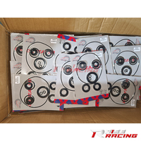 Kit de Retenes de Aceite CQHZJ para Honda C100 WAVE110 W125, Juego de Reparación de Cubierta de Placa Deflectora de Retén de Aceite, Accesorios y Piezas para Motocicleta CUB