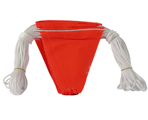 Banderín de seguridad para sitio de construcción, banderines triangulares de PVC - Product Image 5