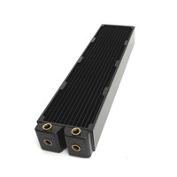 Ventilateur de refroidissement CPU OCOCOO CRT48H5-65R 120 mm avec roulements à billes en cuivre, radiateur de refroidissement par eau, connecteur 4 broches 3 broches pour boîtier d'ordinateur