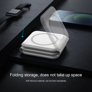 <span class=keywords><strong>Chargeur</strong></span> sans fil magnétique pliable 3 en 1 le plus récent, charge rapide pour téléphone et montre, 15 W, portable pour <span class=keywords><strong>chargeur</strong></span> sans fil <span class=keywords><strong>Qi</strong></span> - Product Image 6