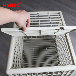 Cage pour chien en <span class=keywords><strong>ABS</strong></span> de haute qualité pour une utilisation en intérieur et en extérieur - Design portable, simple et élégant, facile à nettoyer, équipée de roulettes pour un déplacement pratique - Product Image 5