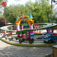 Jeux de voiture électriques pour enfants Jeux d'extérieur Funfair Playground Track Train Rides Mini Shuttle à vendre
