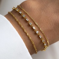 Bracelet tennis en diamant cultivé en laboratoire certifié IGI CVD HPHT, or massif 10K 14K 18K pour femmes et hommes, chaîne tennis 2mm 3mm 4mm
