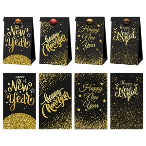 New Year's Eve <strong>Party</strong> <strong>Bags</strong> 2025 Happy New Year Gift <strong>Bags</strong> with 18pcs <strong>Stickers</strong> for New Years Eve <strong>Party</strong> Supplies - Product Image 4