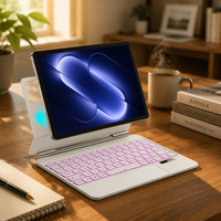 Nouveau clavier magique compatible avec Xiaomi Pad 9 11,2 pouces, ultra fin, rétroéclairage RVB, pavé tactile BT