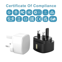 Chargeur mural USB 5V 2000mA Prise murale USB Royaume-Uni 5V 2A Adaptateur secteur compatible avec téléphone tablette Kindle