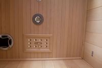 Saunaking Salle de sauna infrarouge lointain Panneau infrarouge Tube chauffant en céramique Suana Room 4-5 Personnes Cabine infrarouge