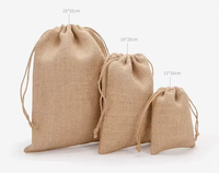 Sac cadeau en jute moderne et écologique avec poignées, pochettes à bijoux, petit sac réutilisable à motif de fruits, couleur personnalisée, sac de shopping
