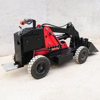 China New Electric Loader Rough Terrain All Terrain Gabelstapler 1 Tonne 1,5 Tonnen Outdoor Mini Fernbedienung Elektro lader