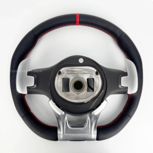Volant en cuir personnalisé pour Mercedes AMG ClS CLA GLC a <span class=keywords><strong>E</strong></span> S C <span class=keywords><strong>Class</strong></span> G63 C43 ML SL W202 W203 W204 W205 W206 W207 W166 - Product Image 3