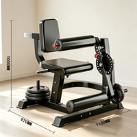 Appareil de fitness professionnel en acier pour la force des jambes : Presse à hanche, Machine Hip Bridge, Entraîneur d'abduction des jambes, Presse à jambes inversée