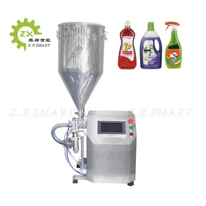 Machine de remplissage semi-automatique de gel de main de produits cosmétiques de lotion d'engrais de détergent de table de ZXSMART