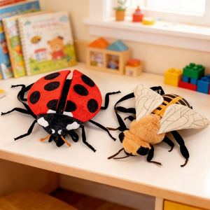Nouvel Arrivage Sac à Dos Peluche Abeille et <span class=keywords><strong>Coccinelle</strong></span>, Sac Insecte en Peluche, Cadeau d'Anniversaire pour Enfants, Sac Doux Abeille et <span class=keywords><strong>Coccinelle</strong></span>, Poupée Sac - Product Image 3