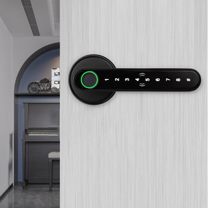 Tuya Wifi senza chiave con impronta digitale in alluminio a dente blu digitale Smart <span class=keywords><strong>serratura</strong></span> per <span class=keywords><strong>serratura</strong></span> in legno - Product Image 2