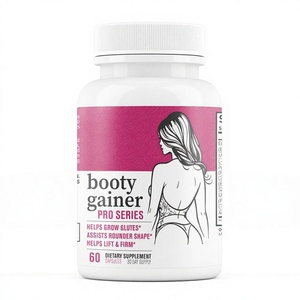Booty Gainer Pro Series 60 Capsules Dietary Supplement For Women Helps Grow Glutes Assists Rounder Shape Lift Firm - Product Image 1