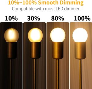 Decoaui 6-Pack E12 G16 LED bóng đèn thông minh 2700K mềm trắng 4 Wát tương đương <span class=keywords><strong>400</strong></span> lumens Frosted Glass Dimmable với AC cung cấp điện - Product Image 6