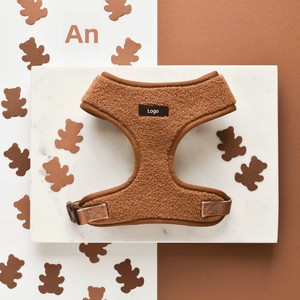 Özel Veet Teddy kedi Polyester polar tasma toka kanca döngü kapatma kurdela baskı desen Pet malzemeleri sıcak satış koşum - Product Image 3