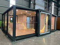 Maison modulaire préfabriquée extensible et mobile en conteneur maritime de 20 pieds
