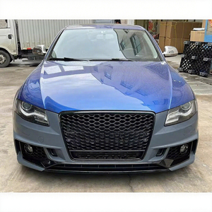 Voiture d'usine A4 A4 B8 mise à niveau vers RS4 B9 Style pare-chocs avant avec Kits de carrosserie de calandre pour <span class=keywords><strong>Audi</strong></span> A4 <span class=keywords><strong>S4</strong></span> B8 2008 2009 2010 <span class=keywords><strong>2011</strong></span> 2012 - Product Image 5