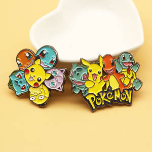 เข็มกลัดโลหะลายโปเกมอนสุดสร้างสรรค์และตลก ดีไซน์ตัวละครจากโลหะผสม สำหรับตกแต่งแฟชั่น - Product Image 2
