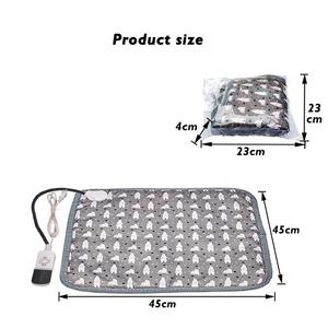 Almohadilla de calor eléctrica para mascotas, esterilla de calefacción con temporizador, cama suave para perros y gatos, calentador impermeable, manta eléctrica para invierno - Product Image 5