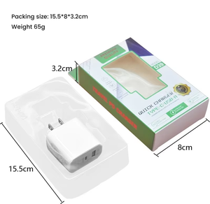 出厂价格20w <span class=keywords><strong>c</strong></span>型充电器立方体PD插头<span class=keywords><strong>C</strong></span>型立方体<span class=keywords><strong>USB</strong></span>电源适配器适用于iPhone 16 Plus 15 14 13 12 <span class=keywords><strong>Pro</strong></span> Max - Product Image 4