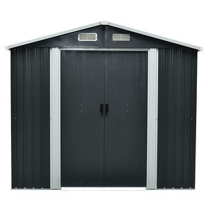 <span class=keywords><strong>Abri</strong></span> de stockage en acier de qualité pour atelier, entrepôts, abris de voiture extérieurs, abris de stockage en acier métallique durable pour vélos, outils de ferme - Product Image 3