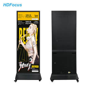 Kiosque interactif numérique à écran tactile LCD 4K de 75 pouces, plein écran, 28,5 mm, Win Android, kiosque en libre-service, kiosque sur pied - Product Image 1