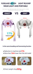 Pétrissage électrique et masseur de cou battant Relaxation musculaire des tissus profonds Soulagement de la douleur <span class=keywords><strong>Fitness</strong></span> pour le corps, le dos et les épaules - Product Image 2