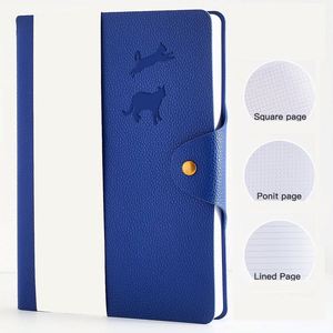Libreta de Direcciones Espiral A3 Premium con Logotipo Grabado, Portaplumas, Cubierta de Cuero Personalizada, 80 Hojas, para Uso Promocional - Product Image 3