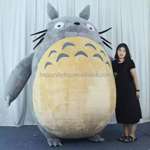 <span class=keywords><strong>Disfraz</strong></span> Inflable de <span class=keywords><strong>Totoro</strong></span>, Personaje de Dibujos Animados, Lindo y Duradero, para Adultos, para Fiestas de Baile, Eventos, Traje Inflable de <span class=keywords><strong>Totoro</strong></span> de 2.2m - Product Image 1