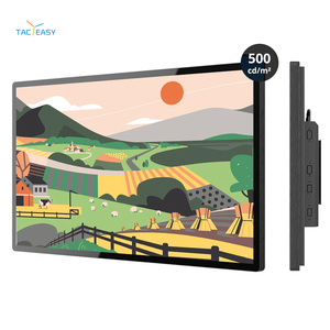 Señalización Digital 4K y Pantalla Digital de 43 Pulgadas, Tablero de Menú Digital con Pantalla Táctil Capacitiva IR de 20 Puntos, Pantalla Publicitaria Multimedia - Product Image 2
