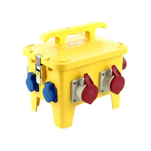Boîtier de distribution électrique industriel mobile personnalisé pour extérieur, IP55, 32A, 380V, 3 prises, avec disjoncteur, en matériau PC ZY, durable et - Product Image 3