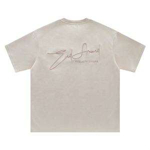 T-shirt de créateur pour hommes T-shirt brodé personnalisé 100% coton - Product Image 1